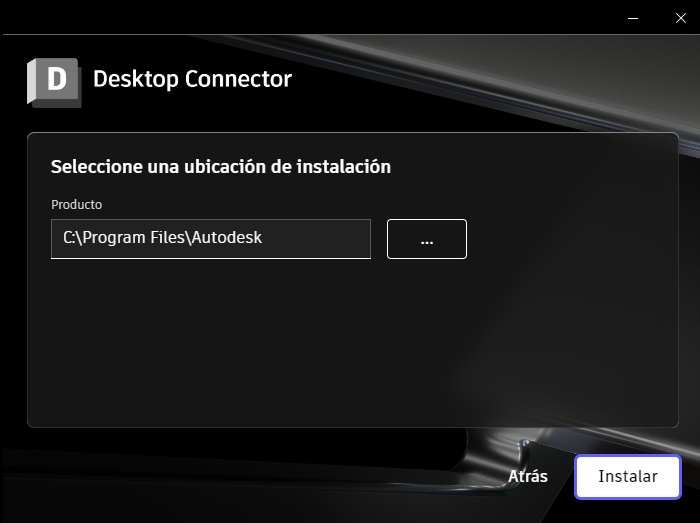 Ubicación de instalación