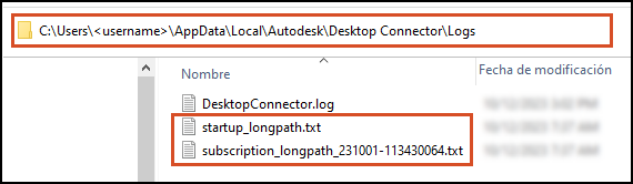 Rutas largas identificadas