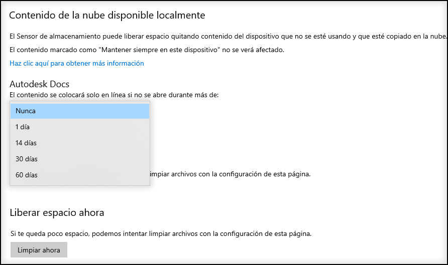 Almacenamiento en la nube local
