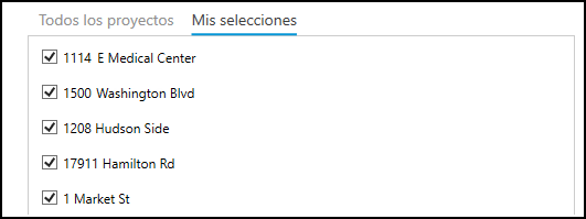 Mis selecciones