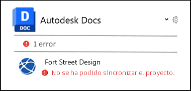 Error en la pantalla de inicio