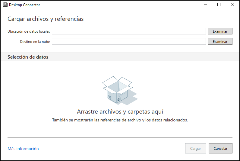 Cargar archivos y referencias