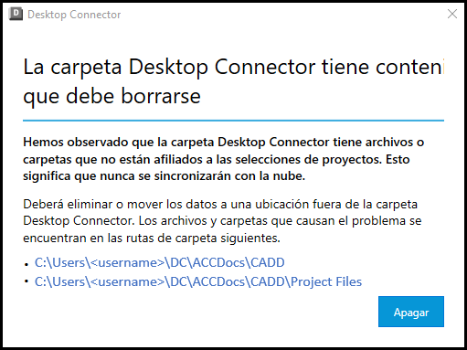 Borrar conector alternativo