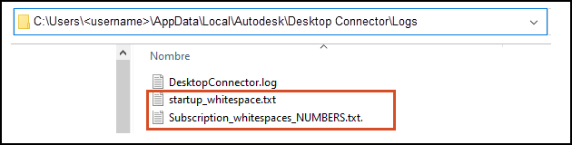 Ubicación de registros de espacios en blanco