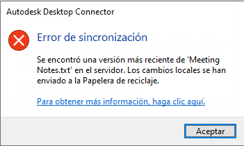 Cuadro de diálogo Papelera de reciclaje