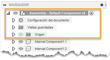 navegador: componente por defecto