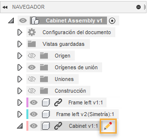 menú contextual: iniciar edición in situ