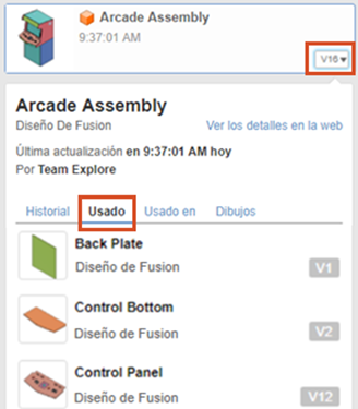 ficha usa del panel de datos