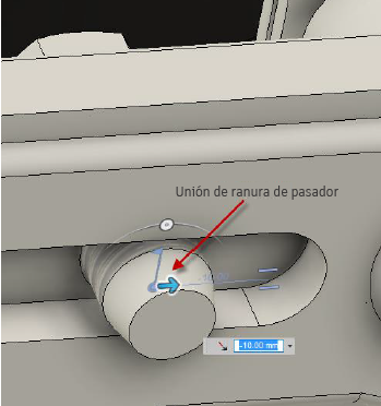 ejemplo de unión de polo-ranura