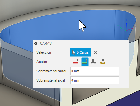 seleccionar superficies de pared a evitar