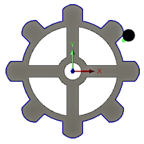 geometría de chaflán 2d: selección de aristas exteriores