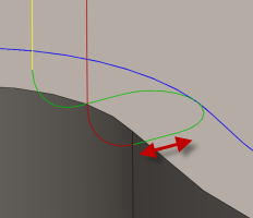 diagrama de distancia de entrada