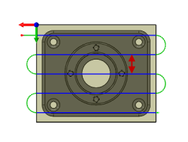 diagrama de sobrepasada horizontal