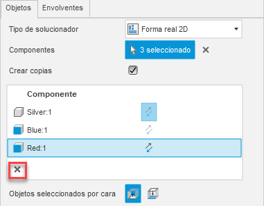 cuadro de diálogo organizar