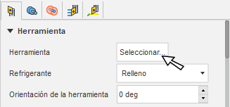 Seleccionar una herramienta
