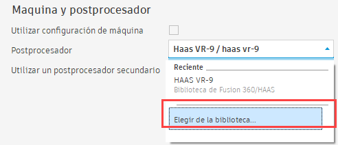 biblioteca de posprocesadores de acceso a programas cn