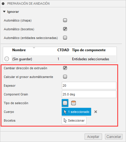 controles de entidades