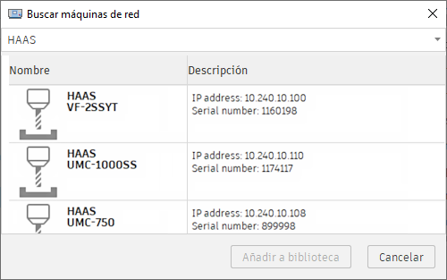 buscar máquinas de red