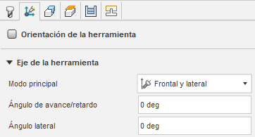 Dirección de desplazamiento de 5 ejes para configuración de entradas/salidas