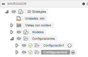 Simulación del material en proceso