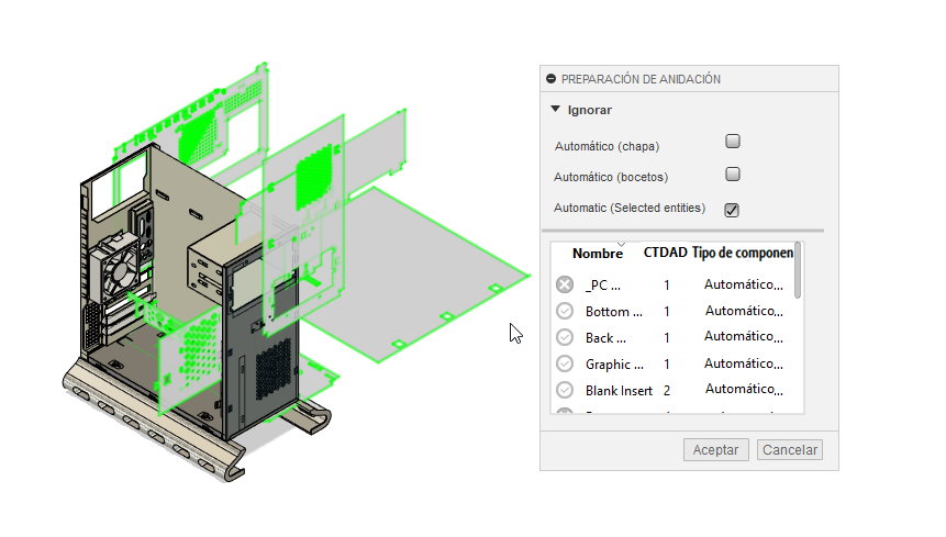 ejemplo de preparación de nesting 3