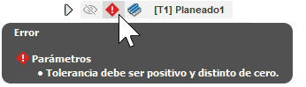Iconos del navegador que indican el estado de un elemento