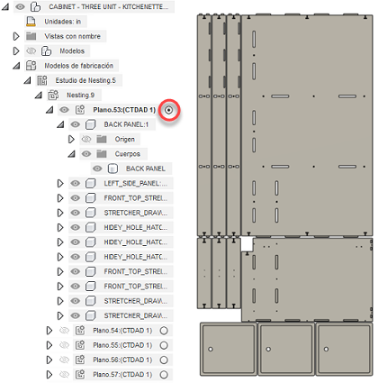 activar estudio de nesting