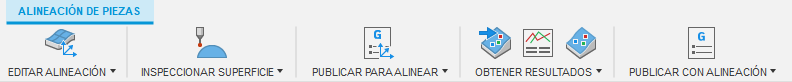 entorno contextual de alineación de piezas