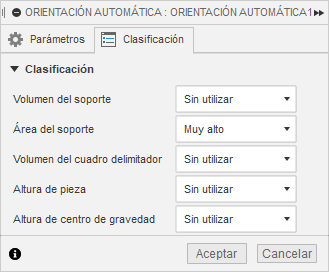 ficha clasificación