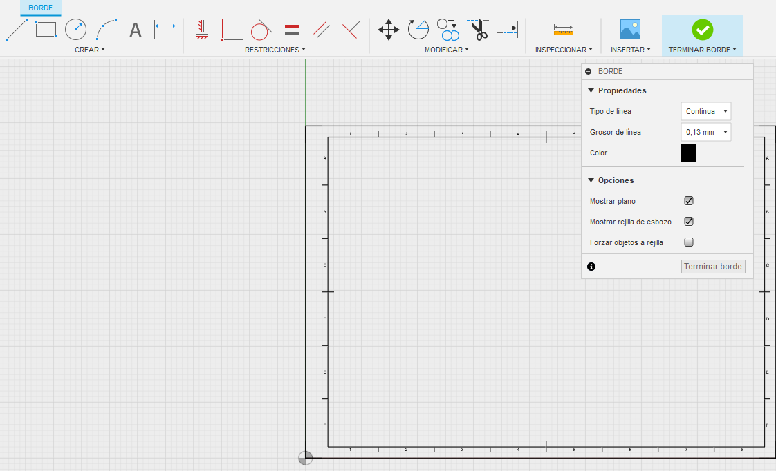entorno contextual de borde