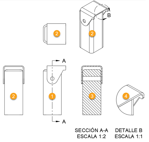 información general de las vistas de dibujo