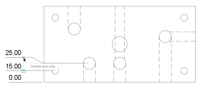ejemplo de cota por coordenadas: iso