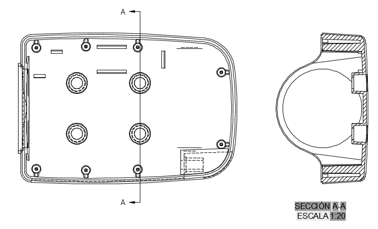 ejemplo de vista en sección completa