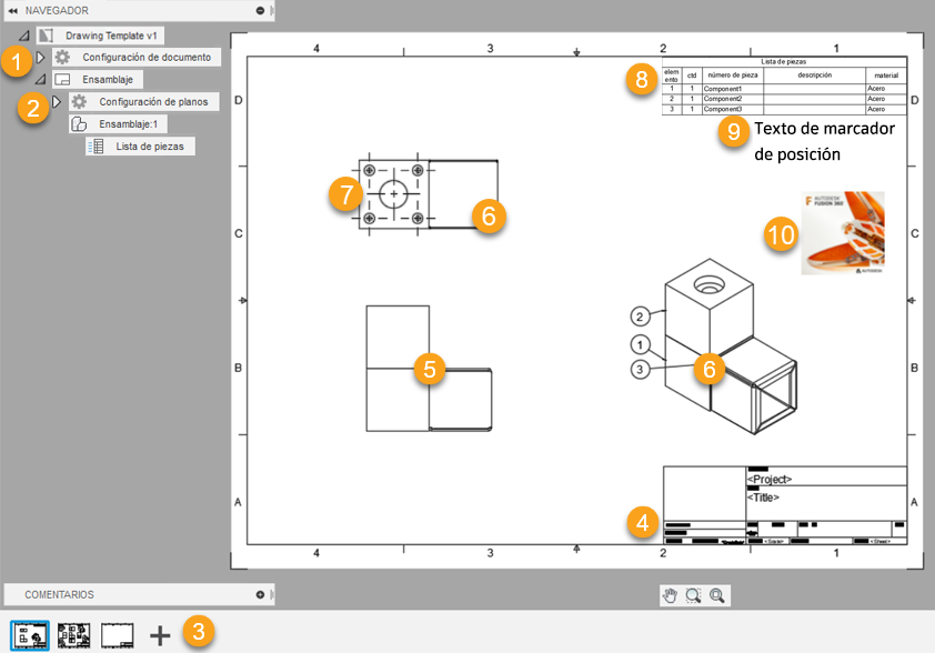 ejemplo de plantilla de dibujo