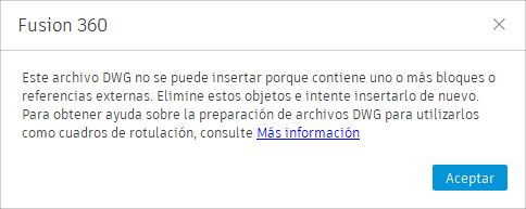 advertencia de autocad