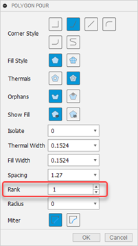 cuadro de diálogo polígono