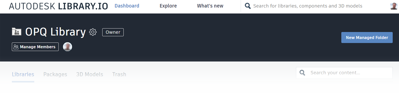 Controles de Library.io