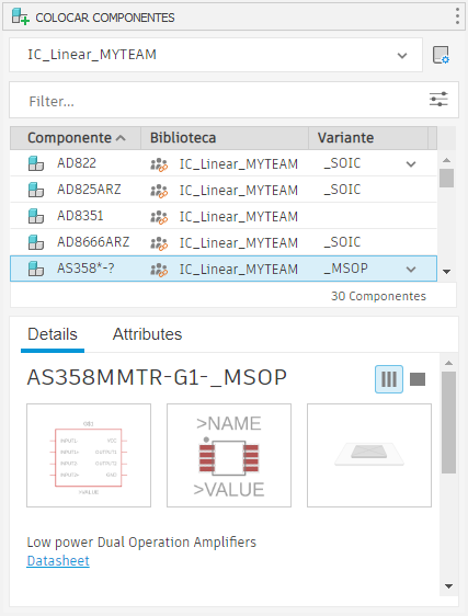 Cuadro de diálogo de Administrador de bibliotecas