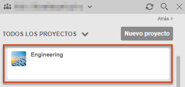 proyecto activo definido