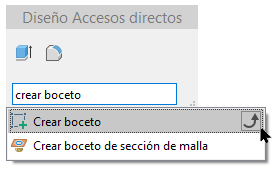 accesos directos de diseño
