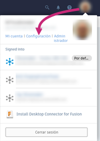 Abrir la configuración