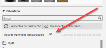 Mostrar materiales descargables