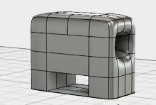 puente con caras impares a la izquierda en la parte inferior