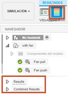 fichas de resultados estándar