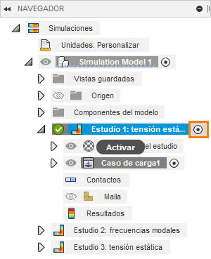 navegador de simulación: aspectos destacados