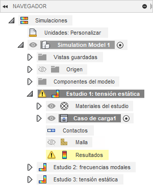 navegador: resultados no válidos