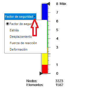 menú resultados de la leyenda