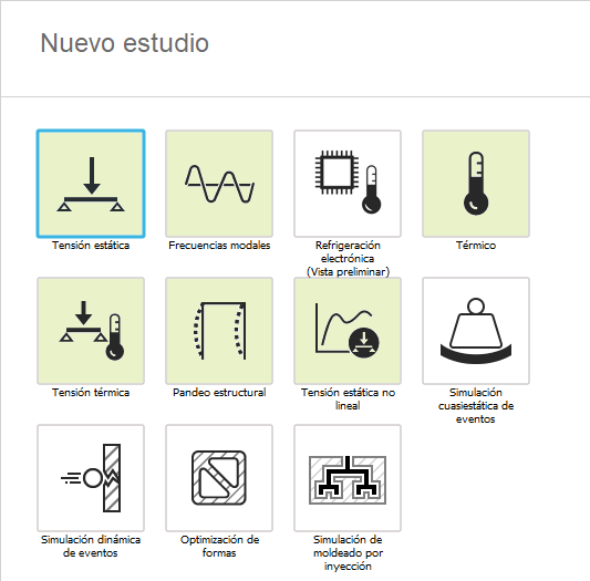 estudios a ansys