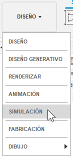 Espacio de trabajo Simulación