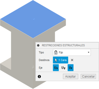restringir cuerpo rígido